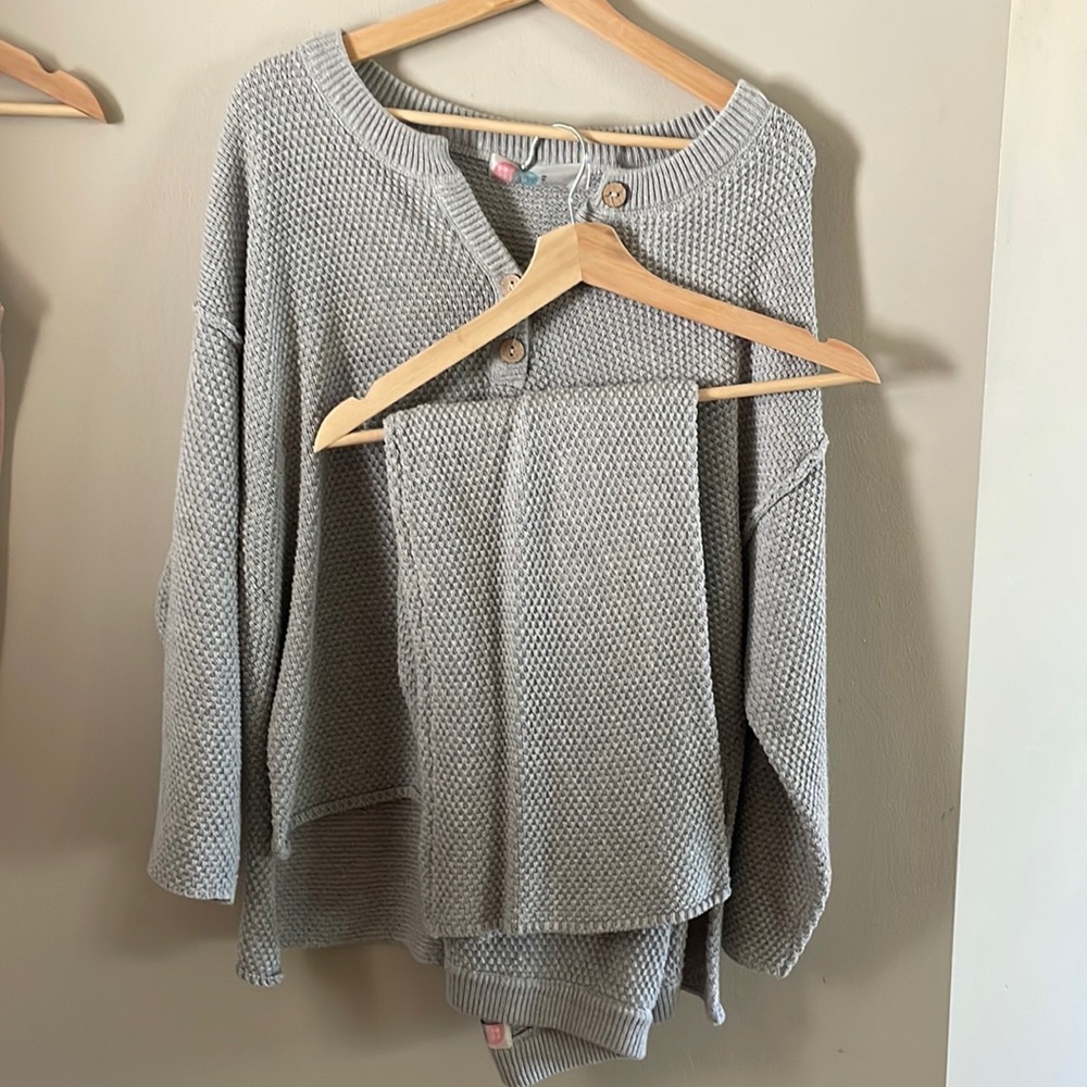 Free People Sweater and Pants Set